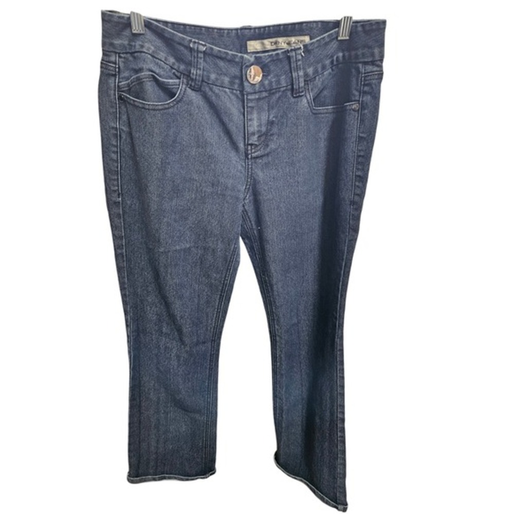 DKNY Jeans Denim Dark Wash Cropped Bootcut Jeans Size‎ 10